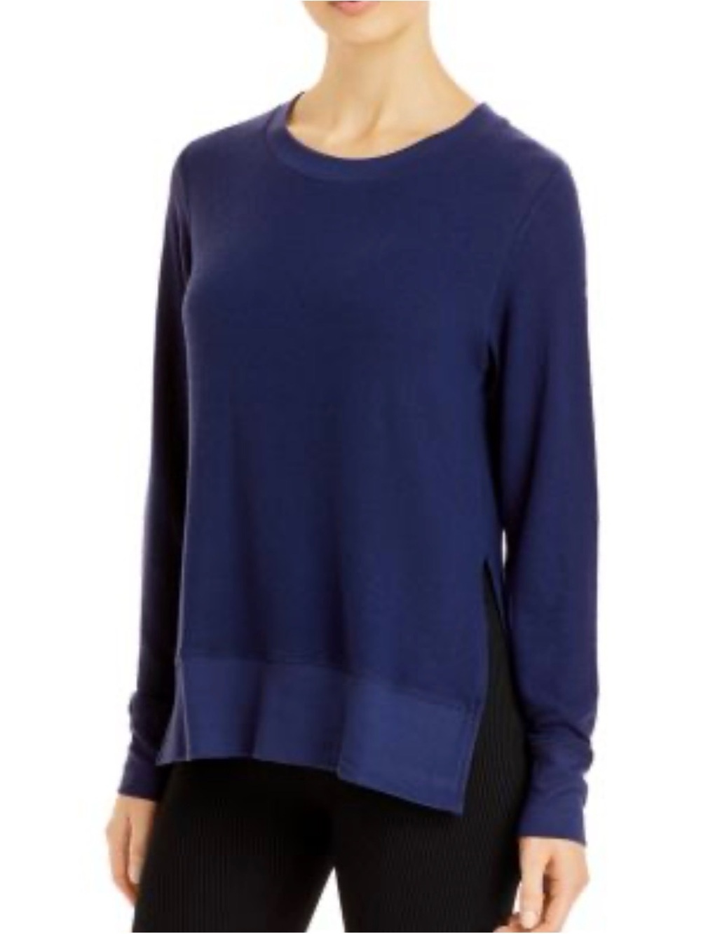 Alo yoga glimpse long sleeve shirt blue XS